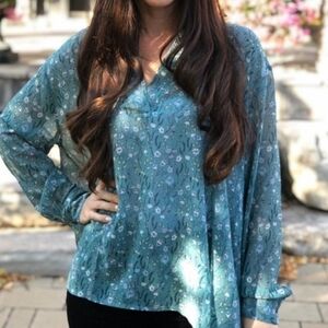 CAbi Chase Blouse #3761 - Size S